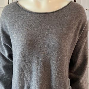 Vince Gray Wool Long Sweater Sz M